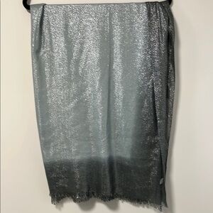 NWOT Blue and Black Shimmer Scarf